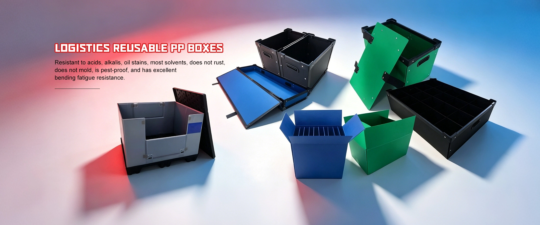 Logistics Reusable PP Boxes Manufacturer in China