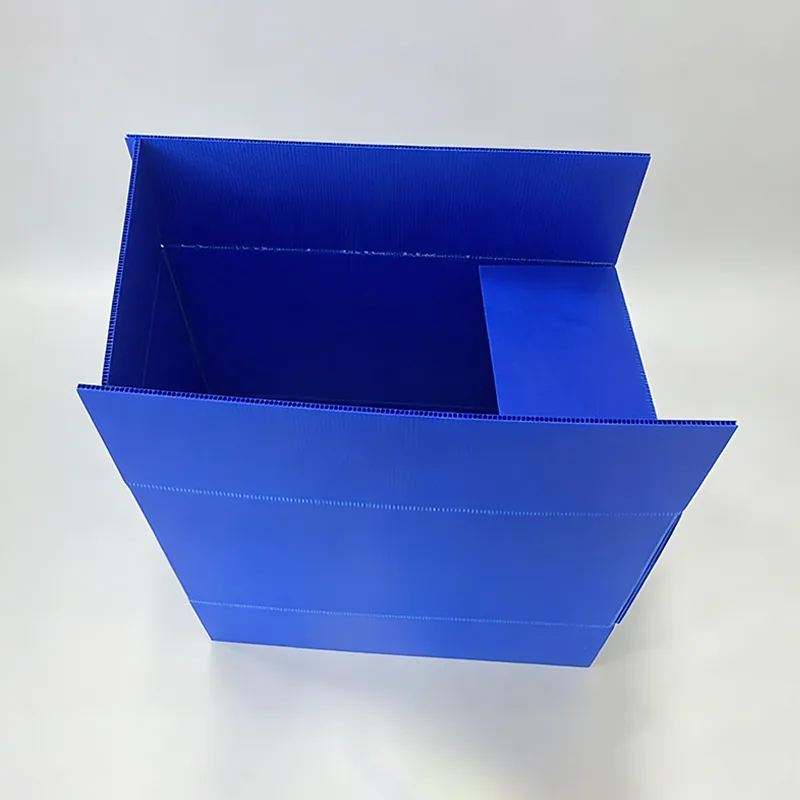 Foldable PP Hollow Sheet Turnover Box