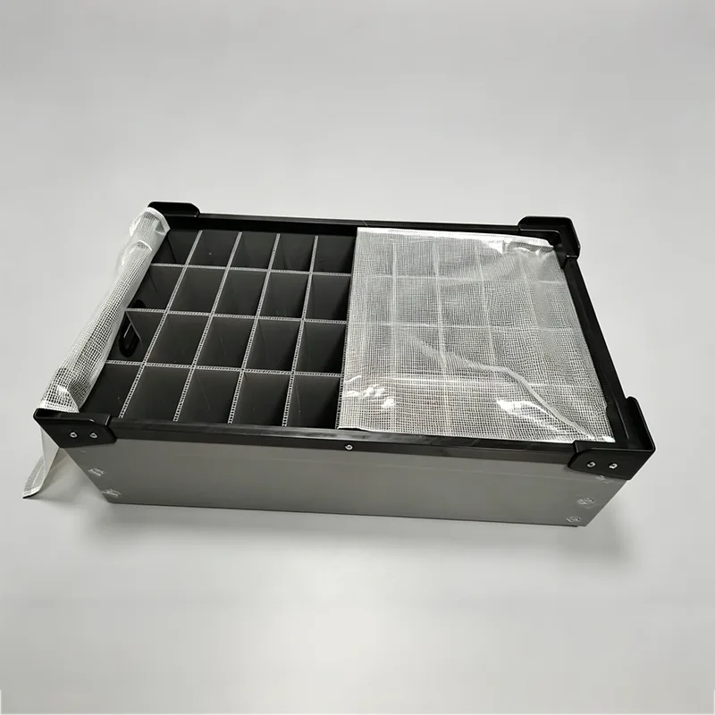 Dust-Proof Curtain Hollow Sheet Turnover Box